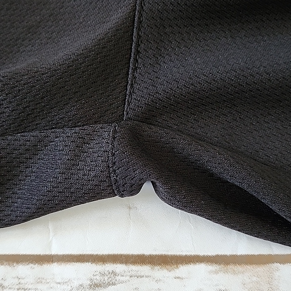 NBA black and gold basketball shorts with elastic tie waist - Picture 6 of 11